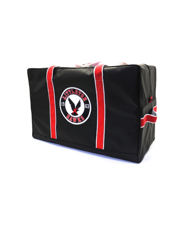 Custom JRZ bag from W Team Sales, showcasing durability for Colorado hockey players