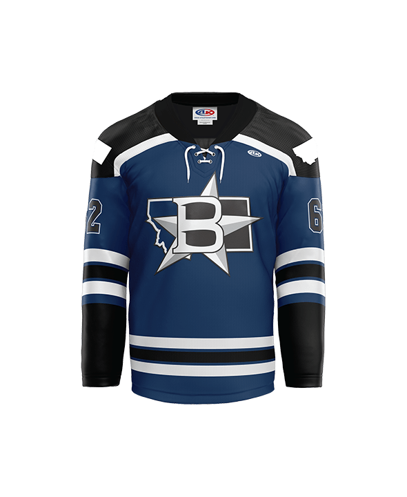 custom uniform NHL jersey mockup